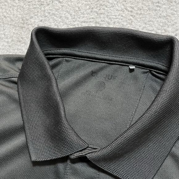 Clique Polo Shirt Mens XL Gray Torrey Pines Golf US Open Perfromance Stretch - Picture 6 of 10